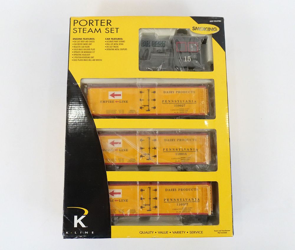 Lot 226: K-Line Porter Smoking Steam Set