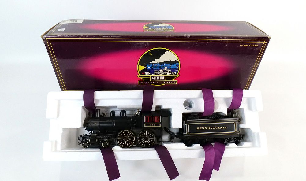 Lot 237: M.T.H. Rail King Pennsylvania 4-4-0 Steam Engine