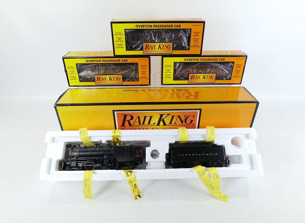 Lot 246: Lot of M.T.H. Rail King Pennsylvania O Gauge Trains