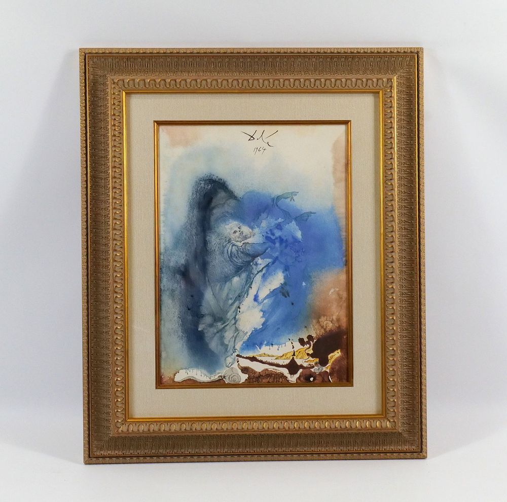 Lot 168: Mixed Media Lithograph by Salvador Dali