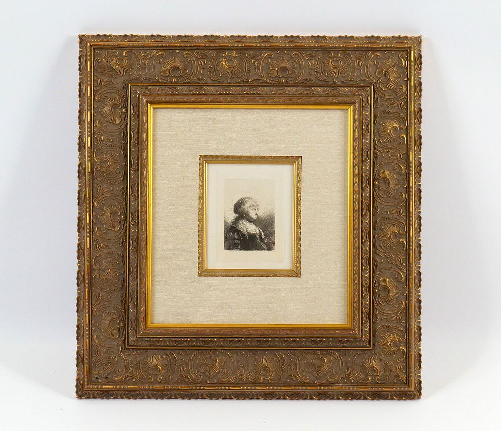 Lot 174: Etching by Rembrandt Van Rijn