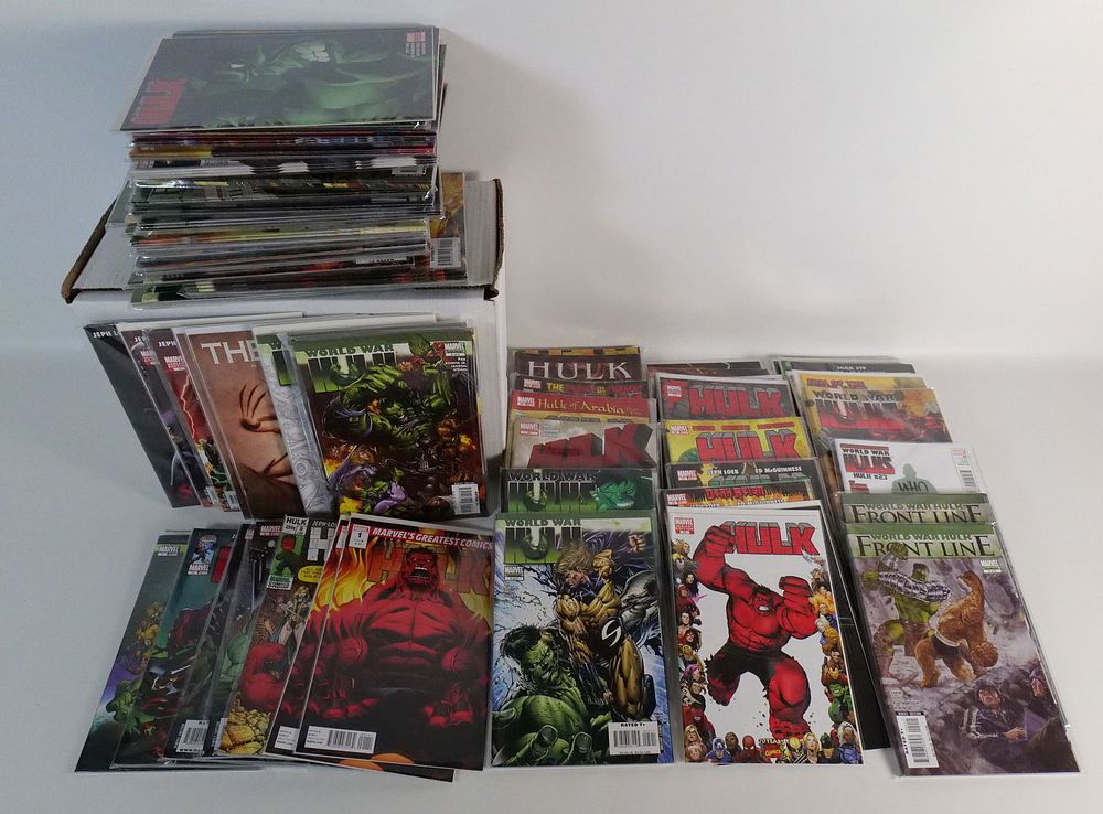 Lot 157: Short Box of Hulk Comics