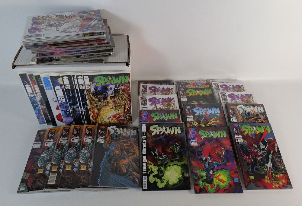 Lot 164: Short Box of Spawn Comics