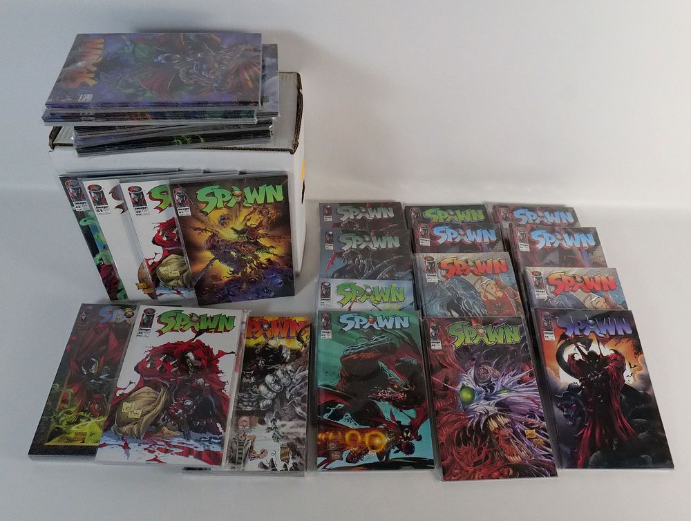 Lot 167: Short Box of Spawn Comics