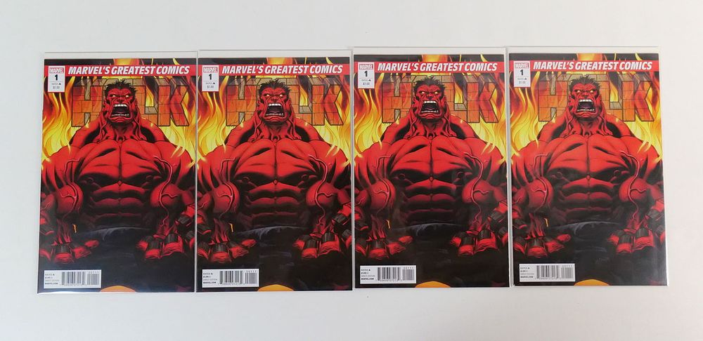 Lot 174: Lot of Marvel's Greatest Comics: Hulk #1 (x4)