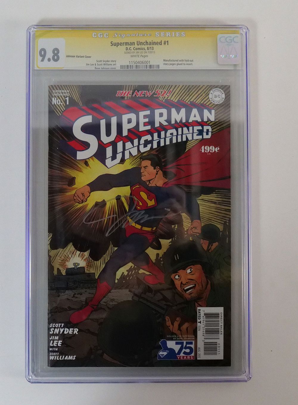 Lot 188: Superman Unchained #1 - Signed