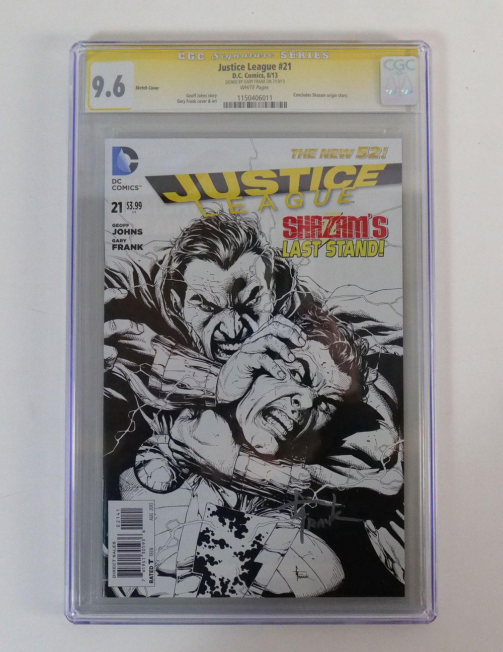 Lot 192: Justice League #21 - Signed