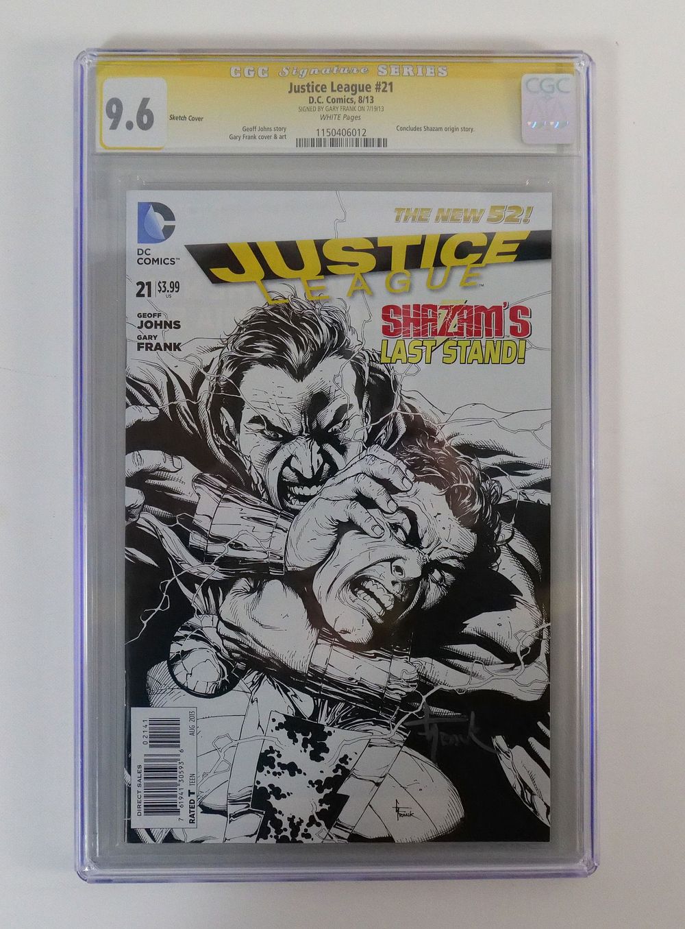 Lot 193: Justice League #21 - Signed