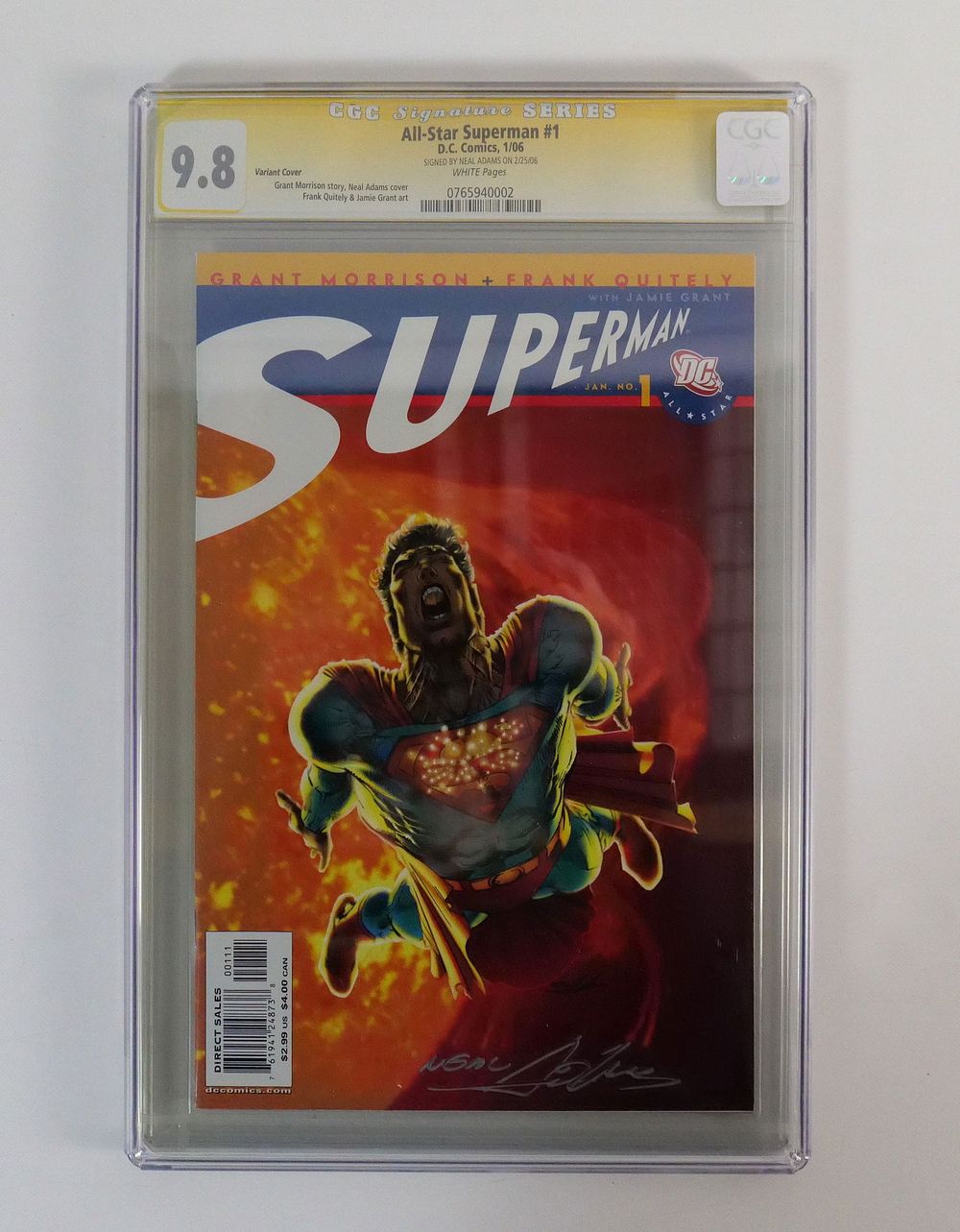 Lot 196: All-Star Superman #1 - Signed by Neal Adams