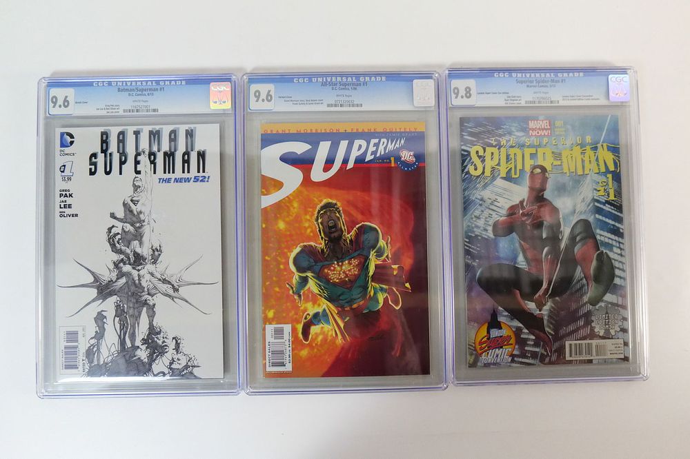 Lot 201: Lot of 3 CGC Graded Comics