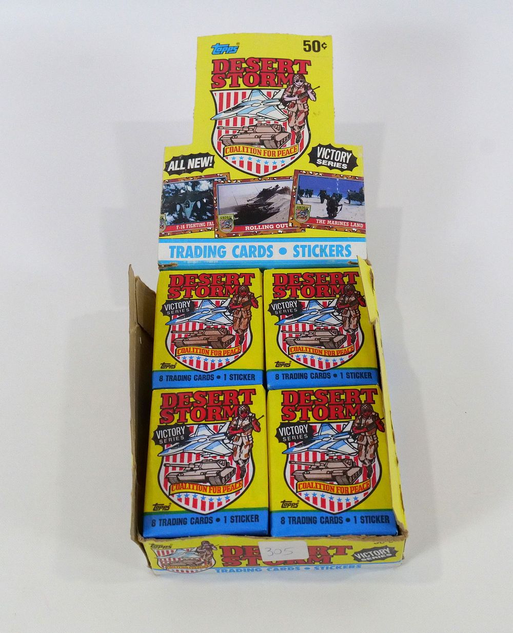 Lot 181: Topps Desert Storm Trading Cards