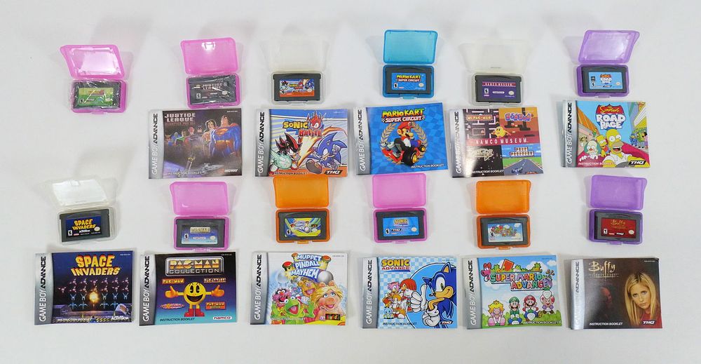 Lot 196: Lot of 12 Nintendo Game Boy Advance Games