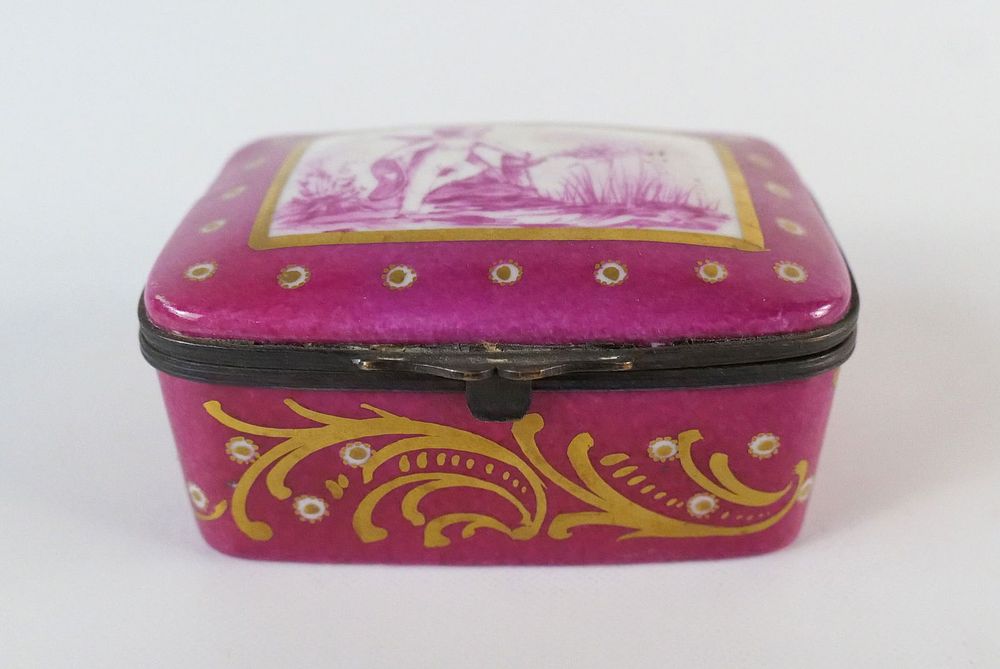 Lot 156: Sevres Hand Painted Dresser Box