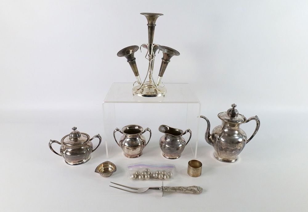 Lot 207: Group Lot of Silverplate