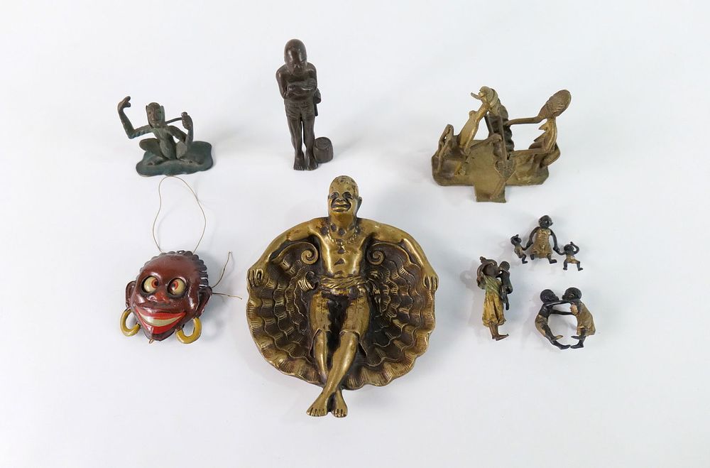 Lot 229: Group Lot of Metal Figurines
