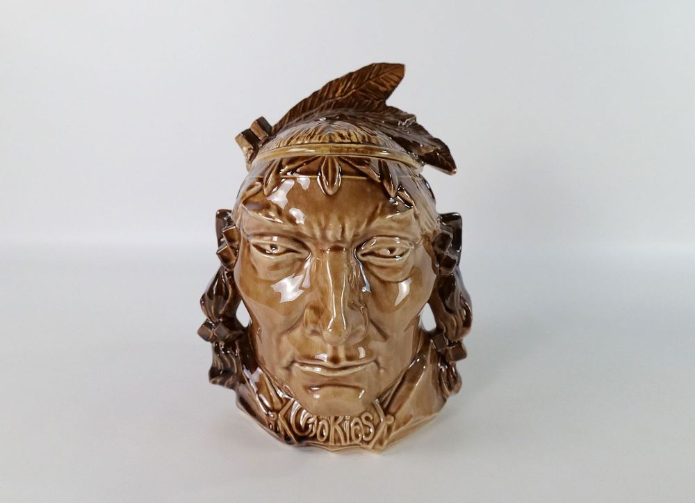 Lot 234: Vintage McCoy Native Indian Cookie Jar