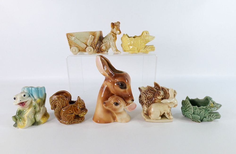 Lot 238: Group Lot of 1950's Ceramic Planters