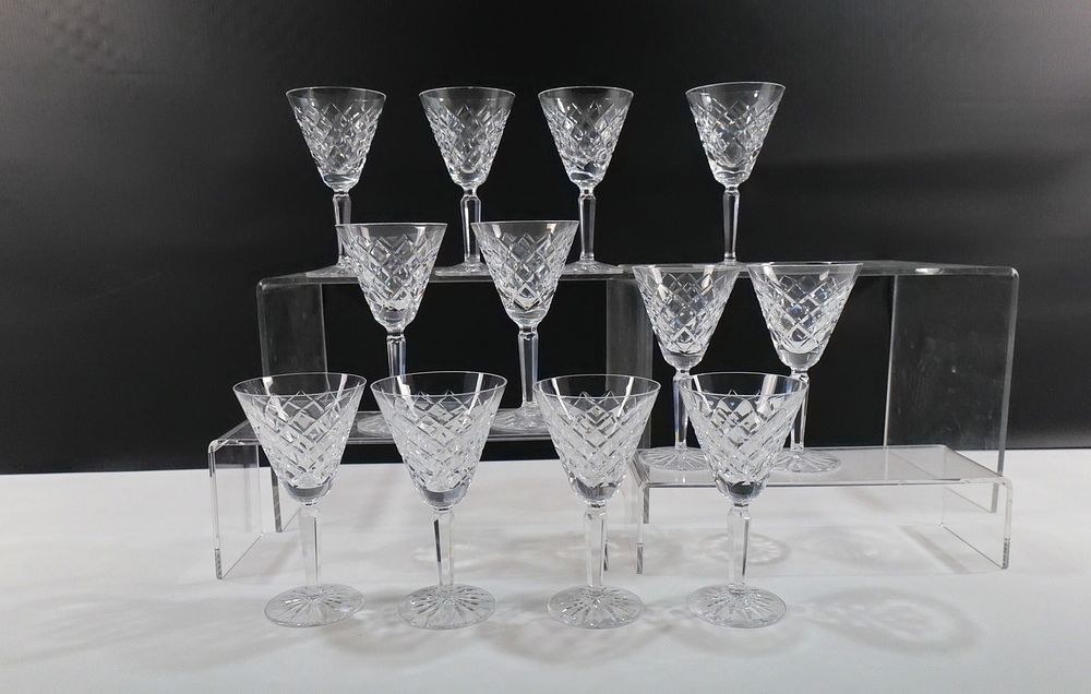 Lot 314: Set of 12 Waterford Tyrone Wine Glasses