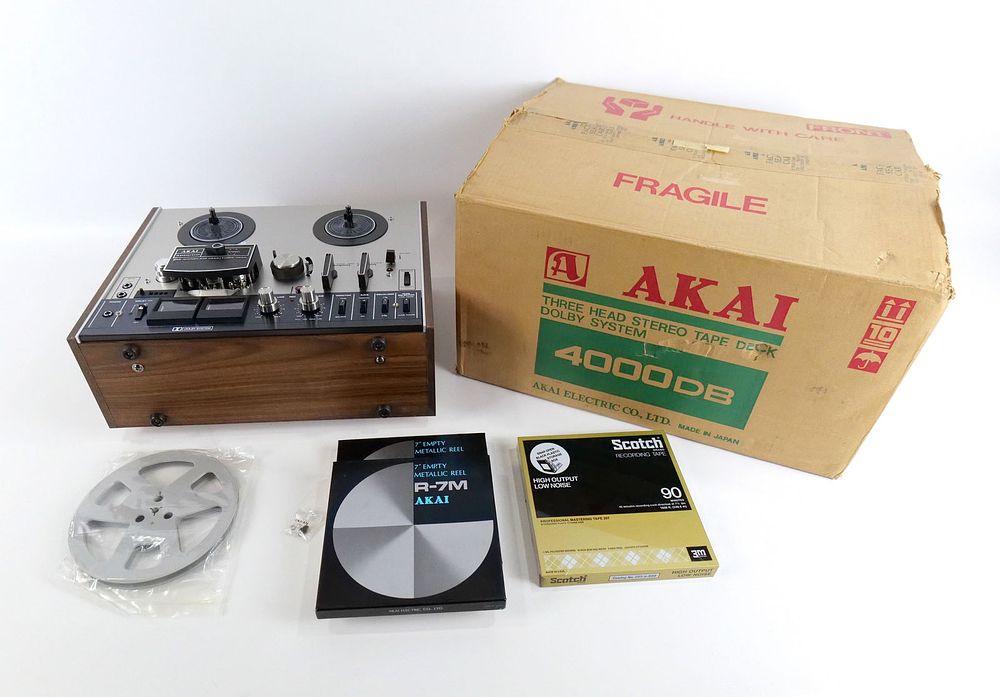 Lot 395: Akai Three Head Stereo Tape Deck