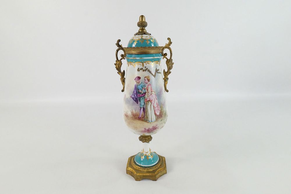 Lot 180: 19th Century Sevres Porcelain Urn
