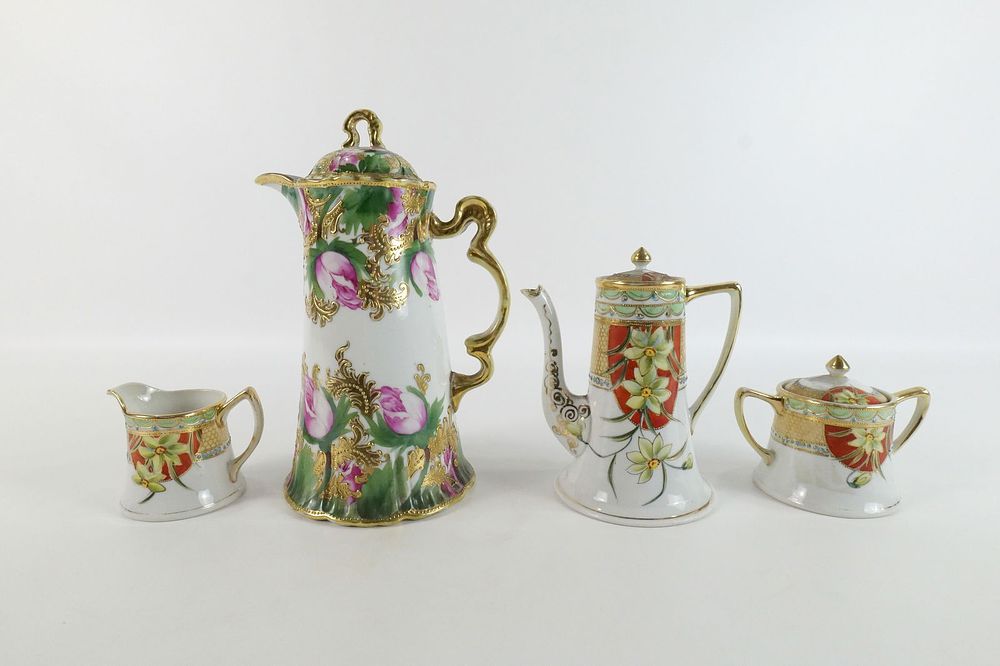 Lot 261: Group Lot of Hand Painted Nippon Porcelain