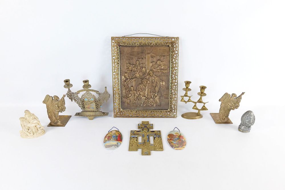 Lot 344: Group Lot of Religious Items