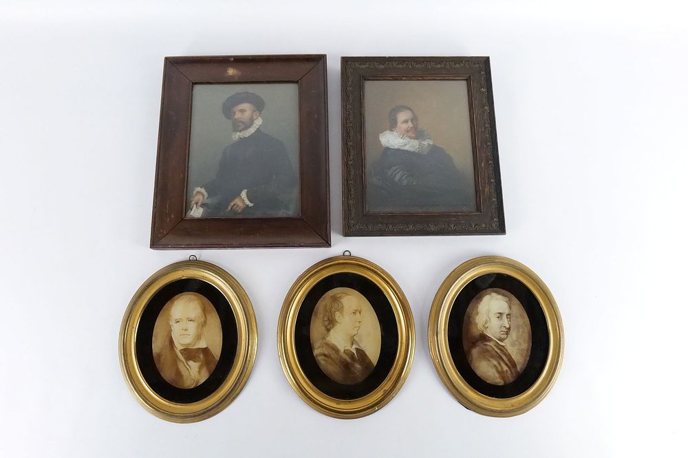 Lot 362: Group Lot of Framed Portrait Prints