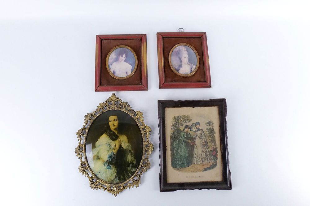 Lot 366: Group Lot of Framed Portrait Prints