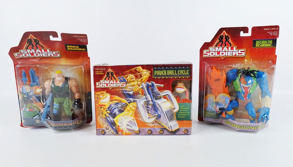 Lot 163: Lot of 3 Small Soldiers Collectibles