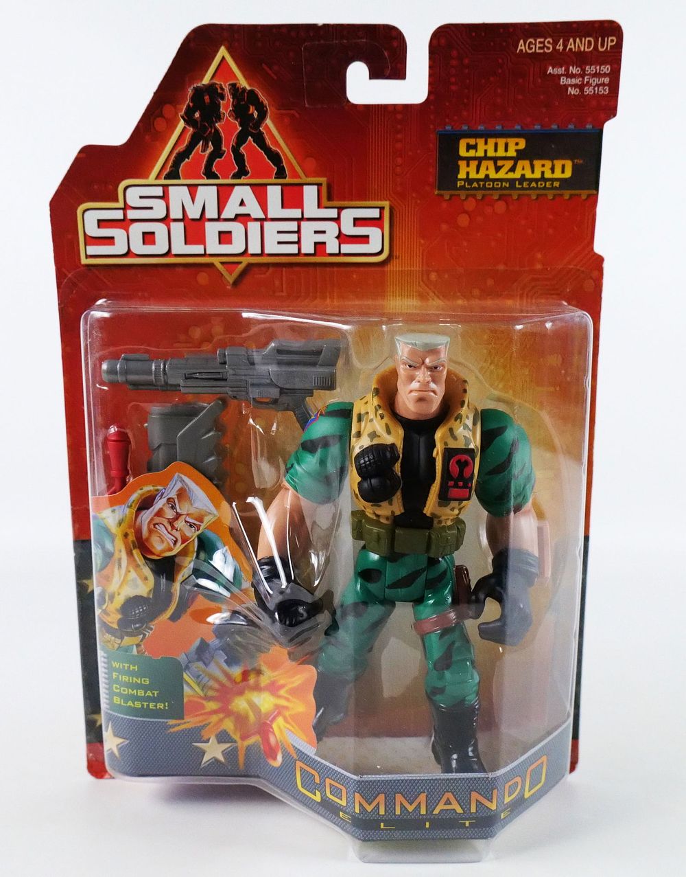 Lot 174: Small Soldiers Chip Hazard Platoon Leader Action Figure