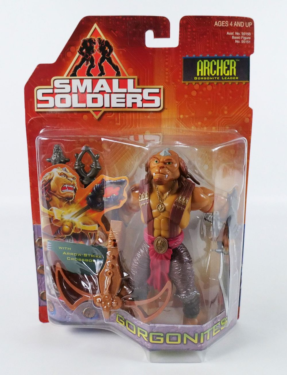 Lot 181: Small Soldiers Archer Gorgonite Leader Action Figure