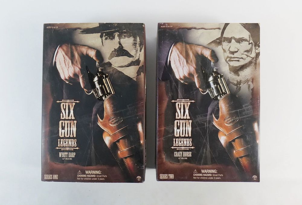 Lot 194: Lot of 2 Sideshow Six Gun Legends 12" Figures