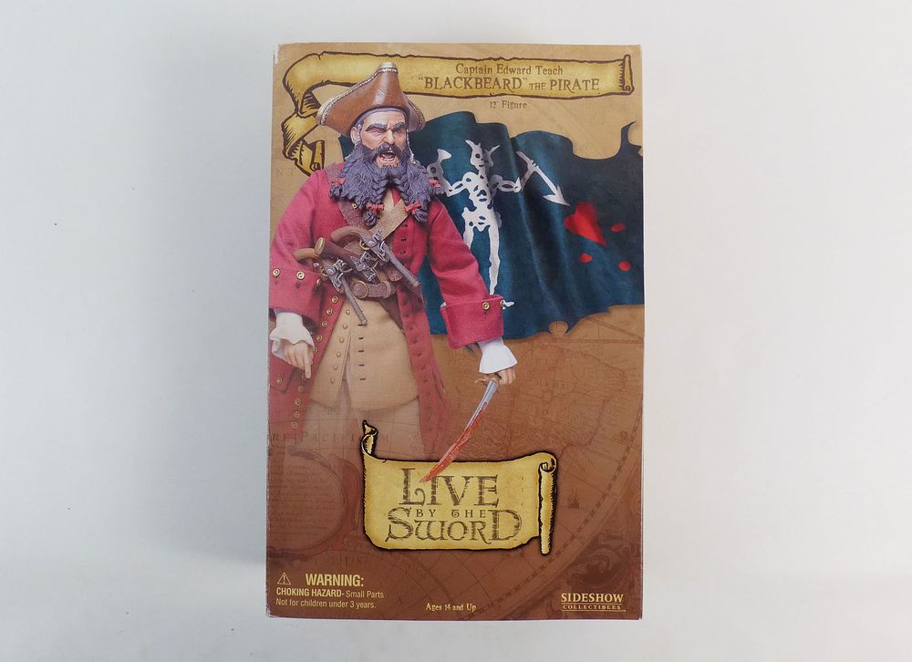 Lot 196: Sideshow Blackbeard the Pirate 12" Figure