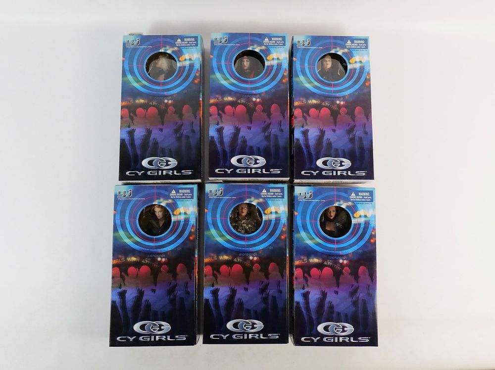Lot 197: Lot of 6 Cy Girls Action Figures
