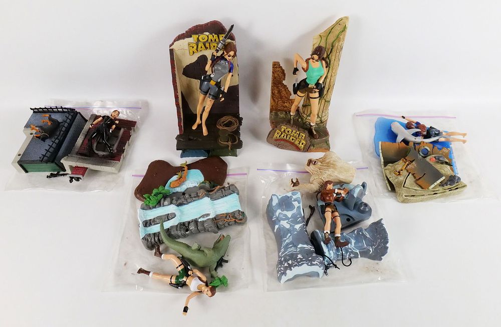 Lot 210: Lot of Loose Tomb Raider Lara Croft Action Figures
