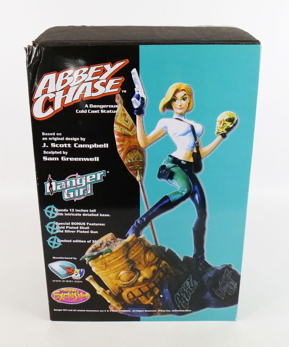 Lot 211: Abbey Chase Danger Girl Cold Cast Statue