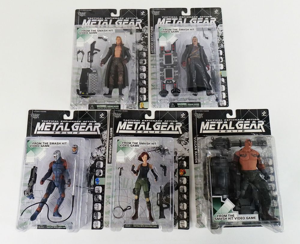 Lot 215: Lot of 5 McFarlane Metal Gear Action Figures
