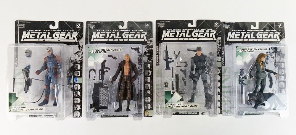 Lot 216: Lot of 4 McFarlane Metal Gear Action Figures