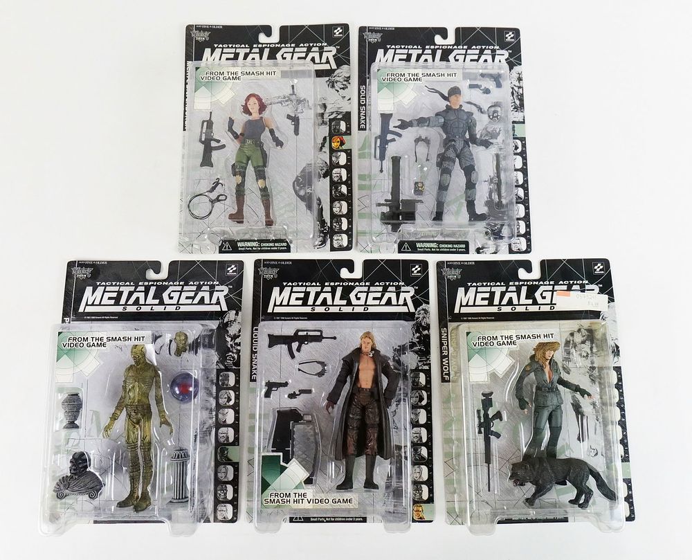 Lot 217: Lot of 5 McFarlane Metal Gear Action Figures