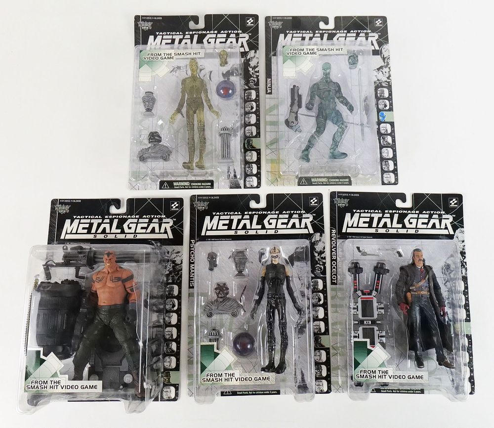 Lot 218: Lot of 5 McFarlane Metal Gear Action Figures