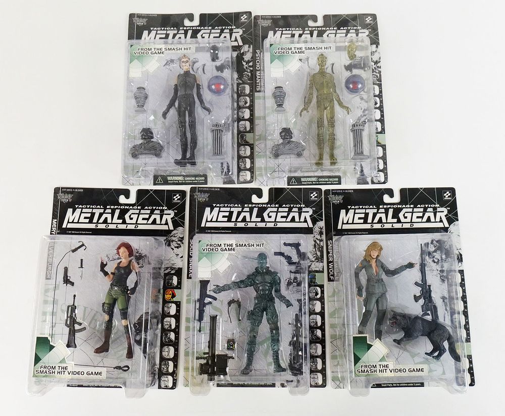 Lot 219: Lot of 5 McFarlane Metal Gear Action Figures