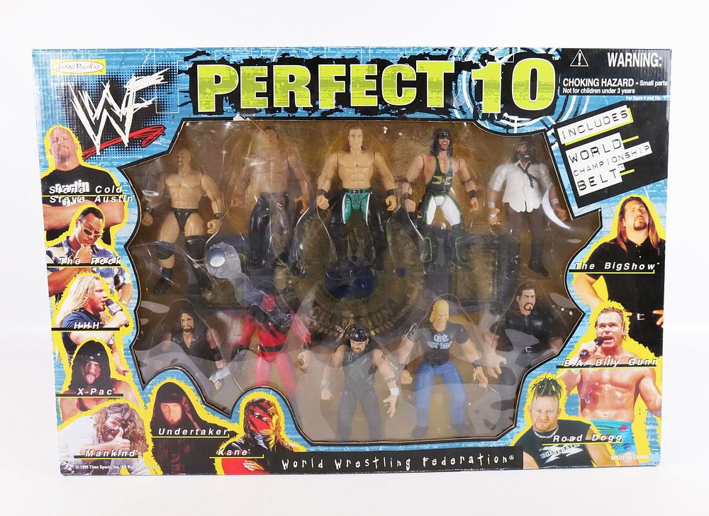 Lot 236: WWF Perfect 10 Box Set - Jakks Pacific