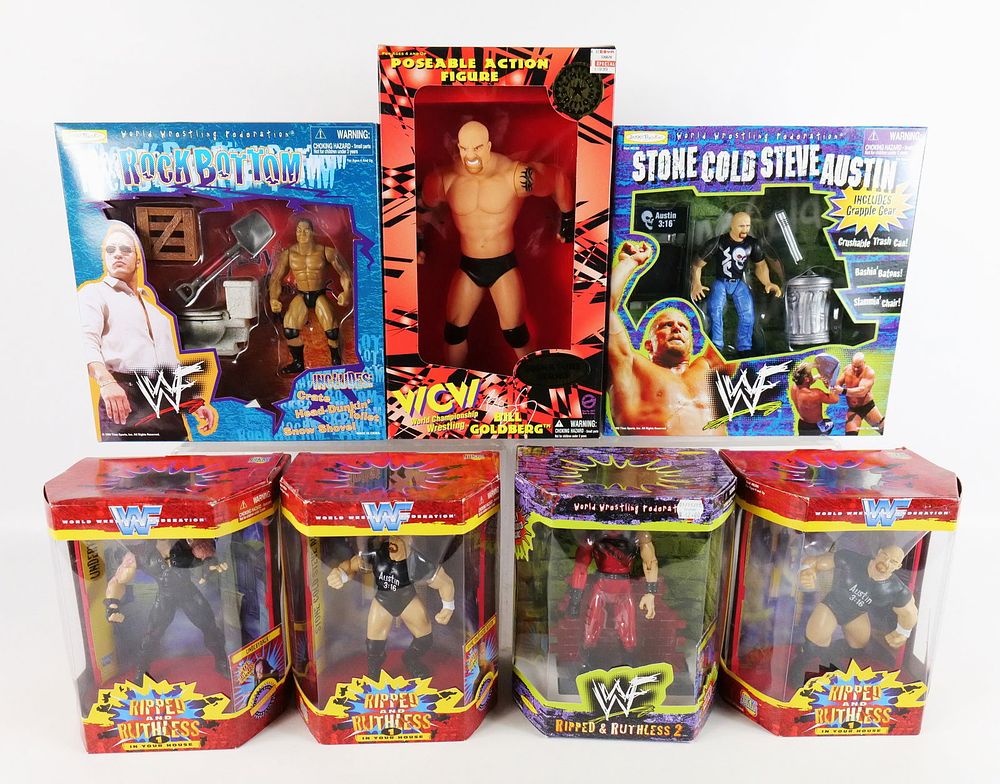 Lot 238: Lot of Wrestling Action Figures