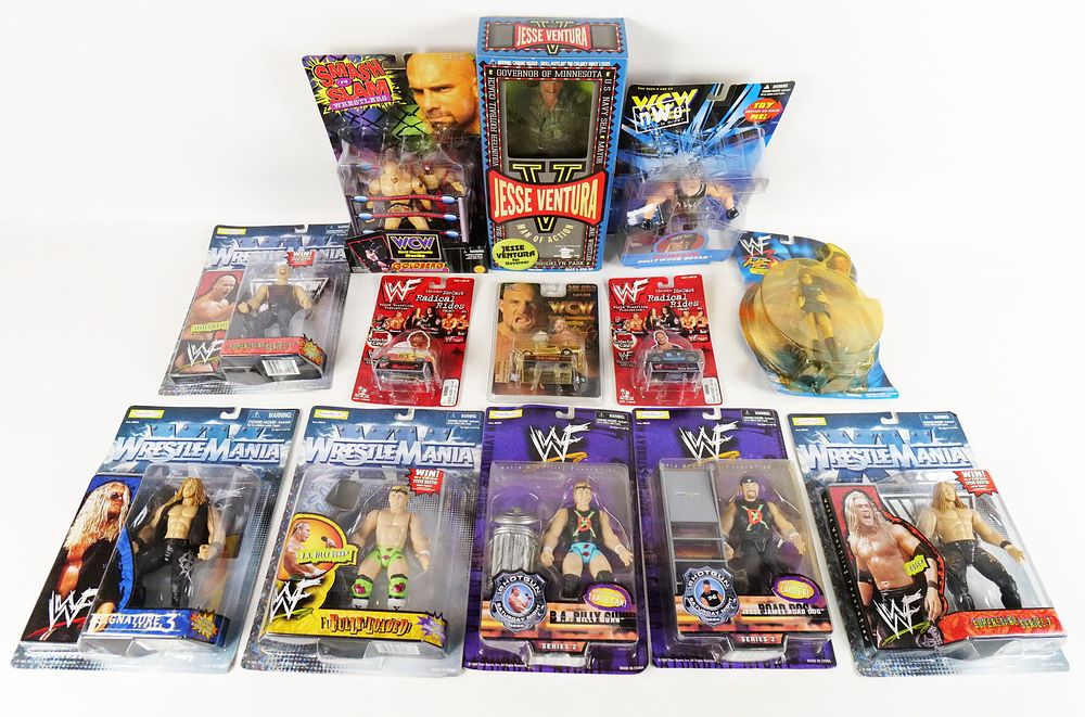 Lot 239: Lot of Wrestling Action Figures