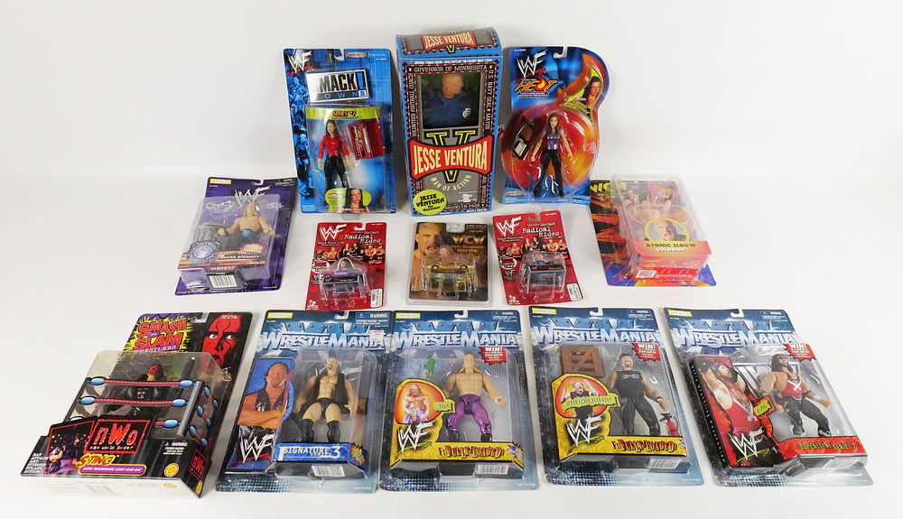 Lot 240: Lot of Wrestling Action Figures