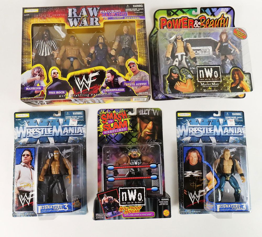 Lot 241: Lot of Wrestling Action Figures
