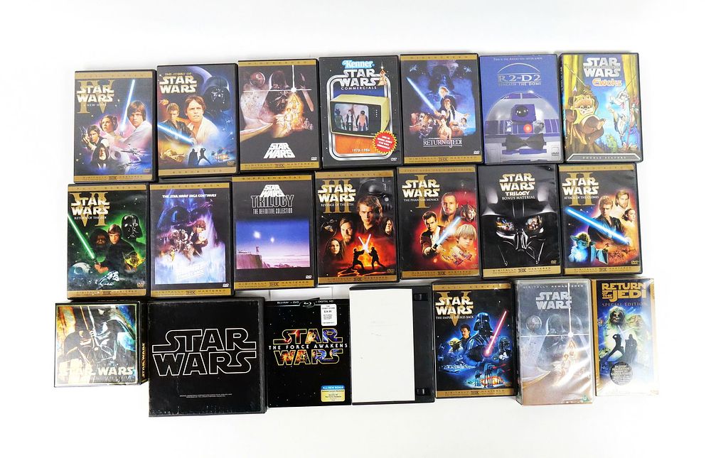 Lot 200: Lot of Star Wars Media