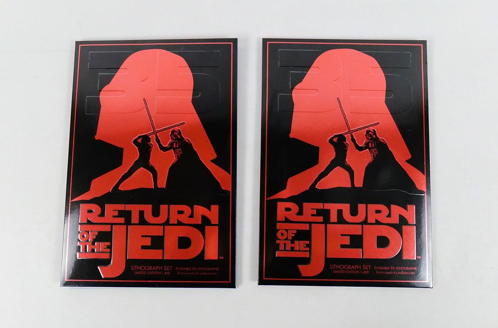 Lot 202: Lot of 2 Star Wars Return of the Jedi Lithograph Sets