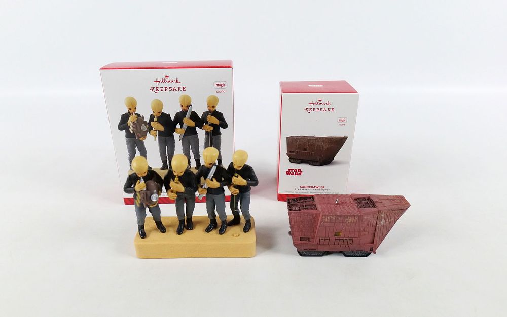 Lot 208: Lot of 2 Hallmark Star Wars Ornaments