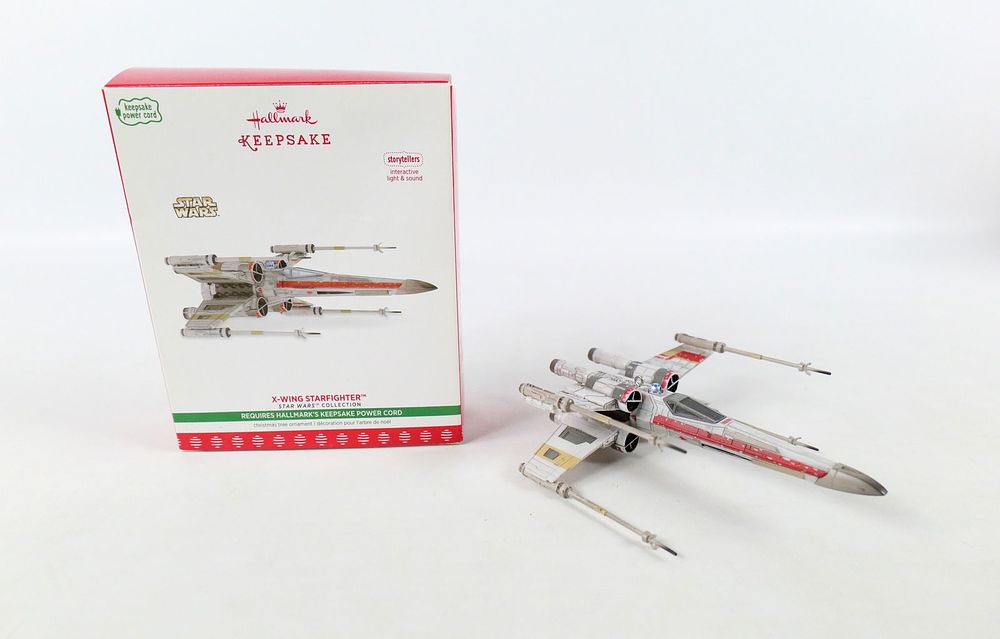 Lot 210: Hallmark Star Wars X-Wing Fighter Ornament